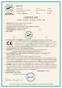 Certificação CE para perfis de PVC e máquinas uPVC